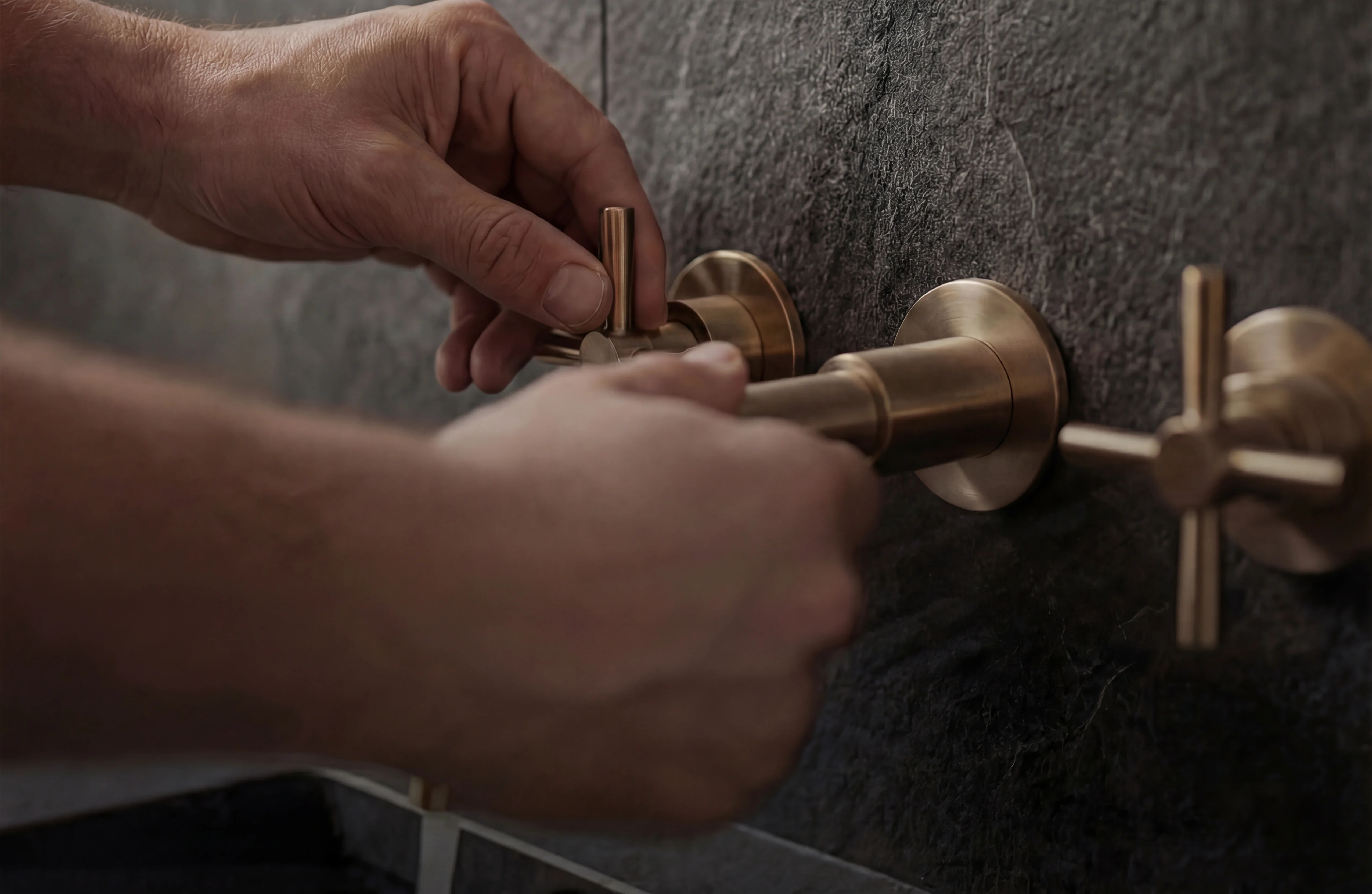 Luxury sink with designer fixtures